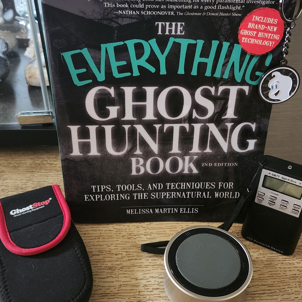 Ghost Hunting Gear & Book with Accessories